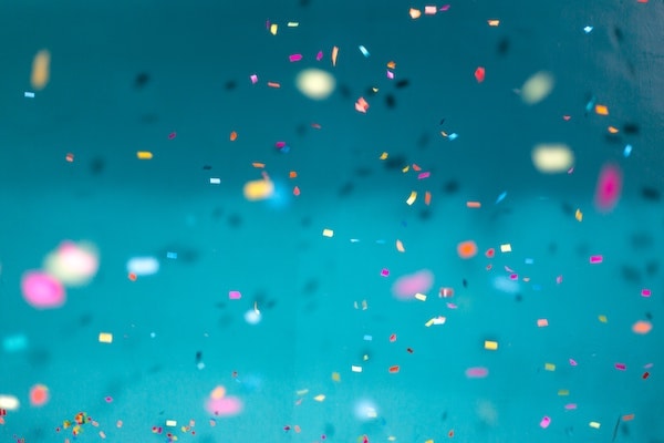 Image of confetti to visualize this blog post